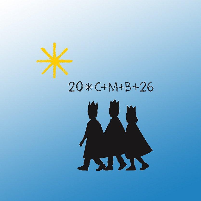 Dreikönigstag Silhouette der Heiligen Drei Könige