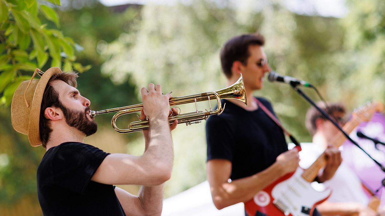 Band auf dem Jugendkirchentag