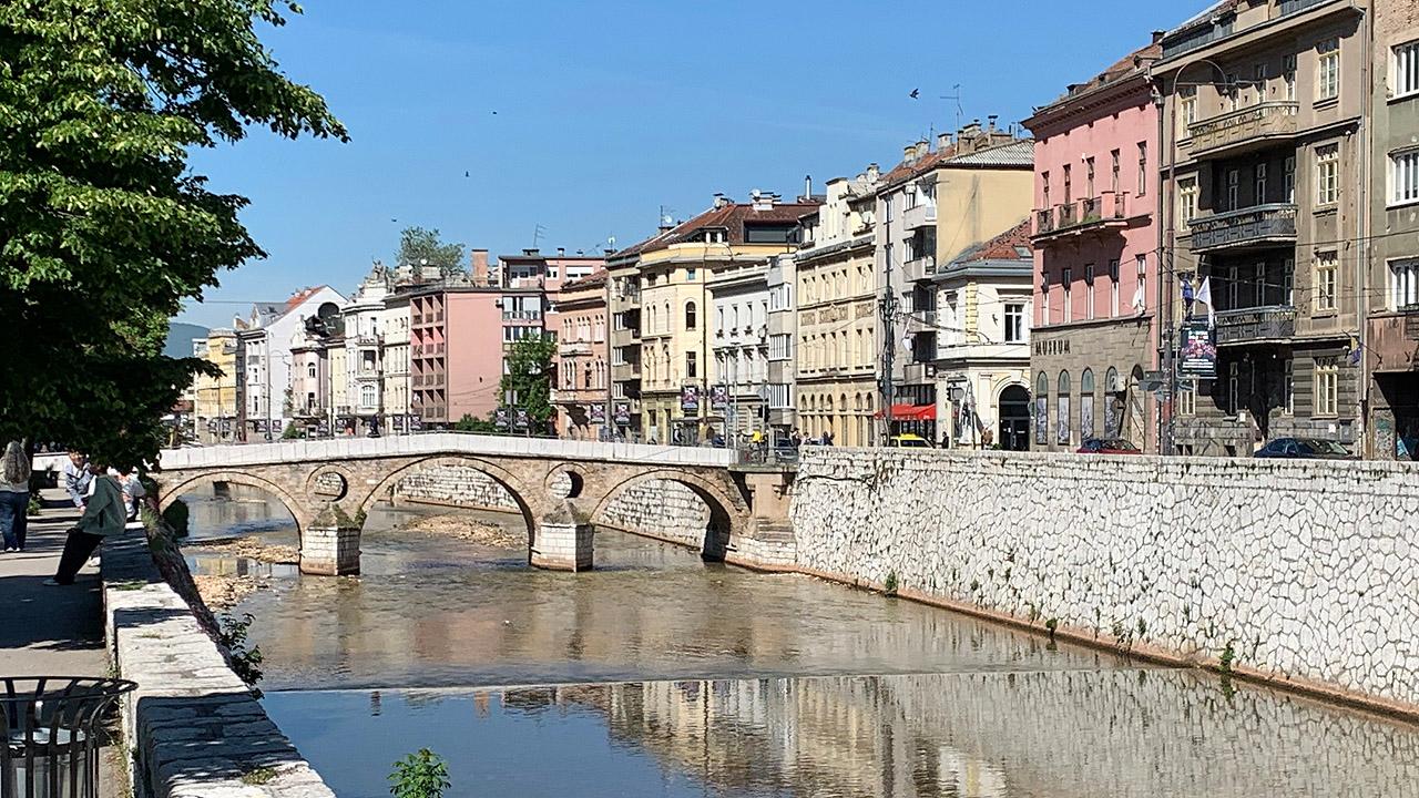 Sarajevo am Fluss