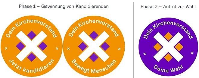 Drei Varianten des Logos