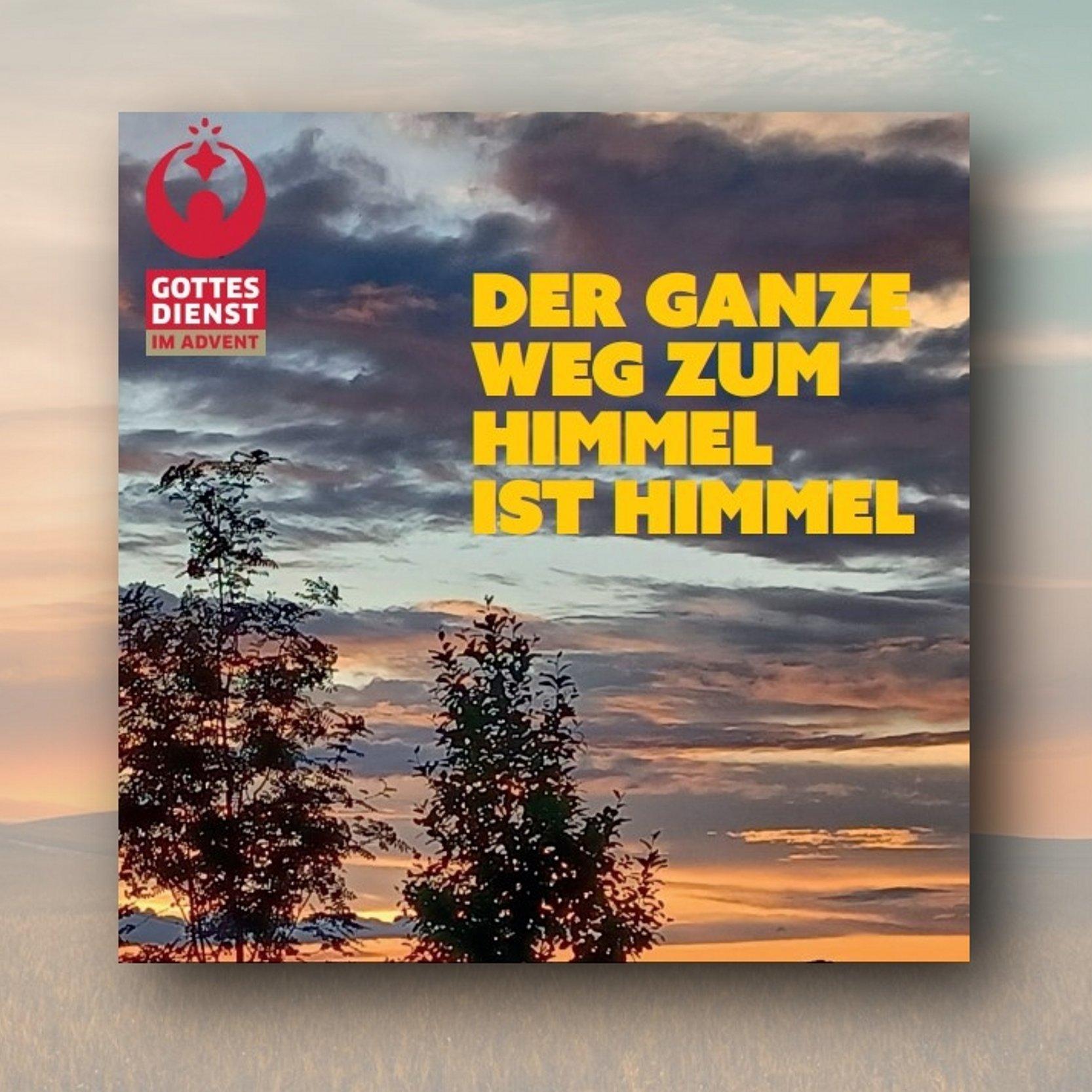 Landschaft im Sonnenuntergang