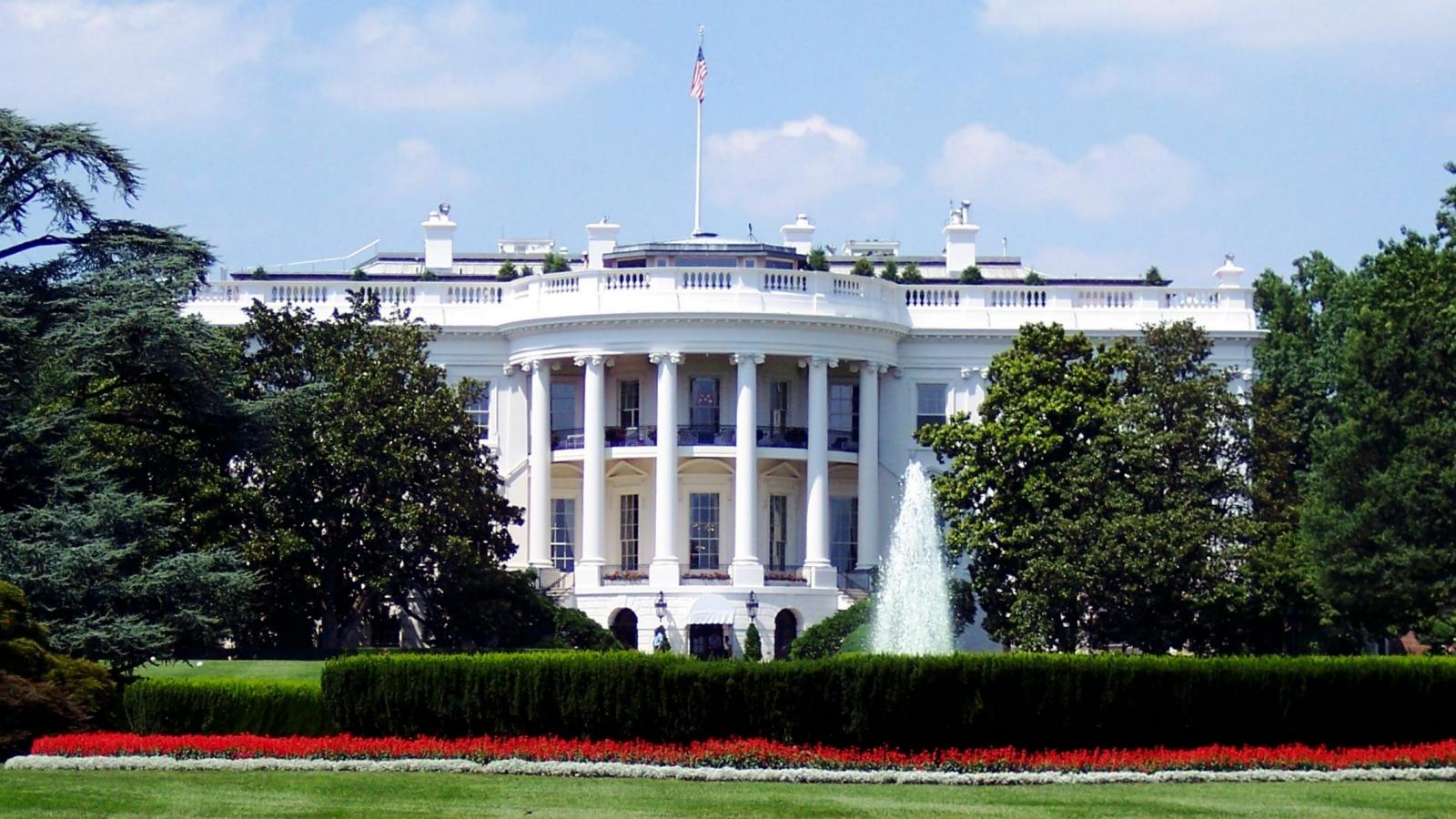 Außenansicht des Weißen Hauses in Washington