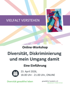 Plakat der Online-Veranstaltung