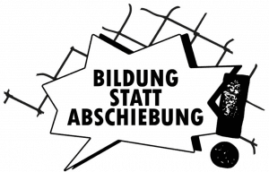 Logo des Bündnisses Bildung statt Abschiebung