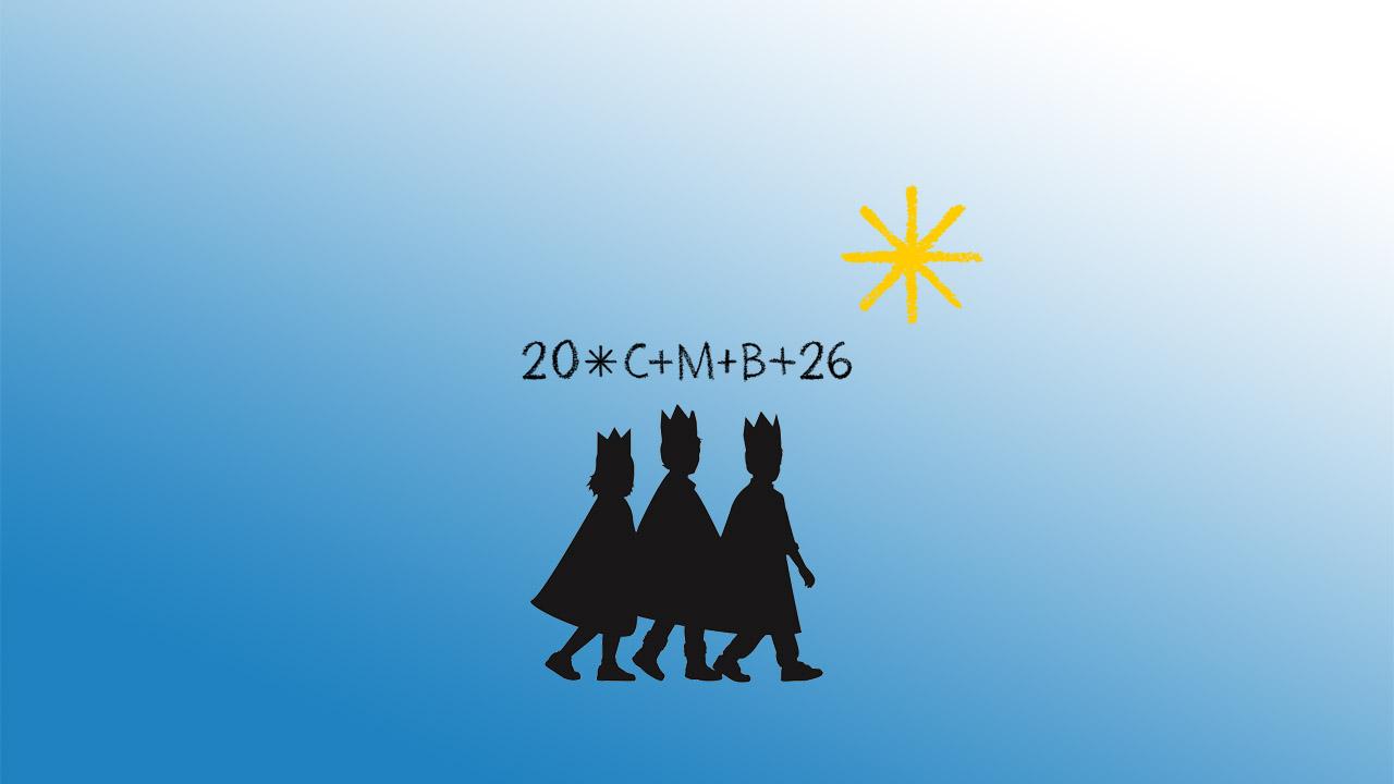 Silhouette der Heiligen Drei Könige