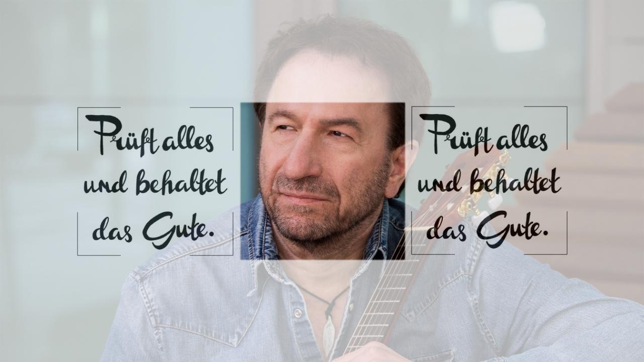 Clemens Bittlinger Jahreslosung 2025 Portrait und Jahreslosung