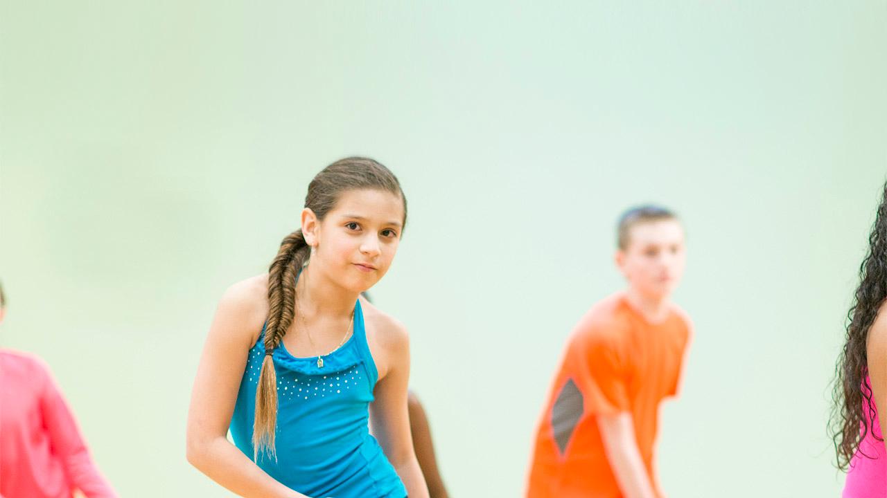 Tanzen Kinder beim Tanzen