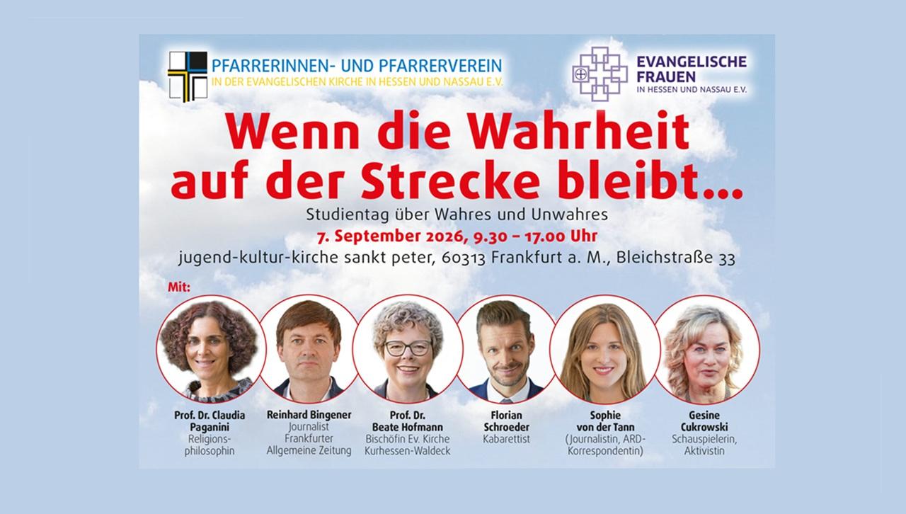 Flyer mit Portraits der Referentinnen