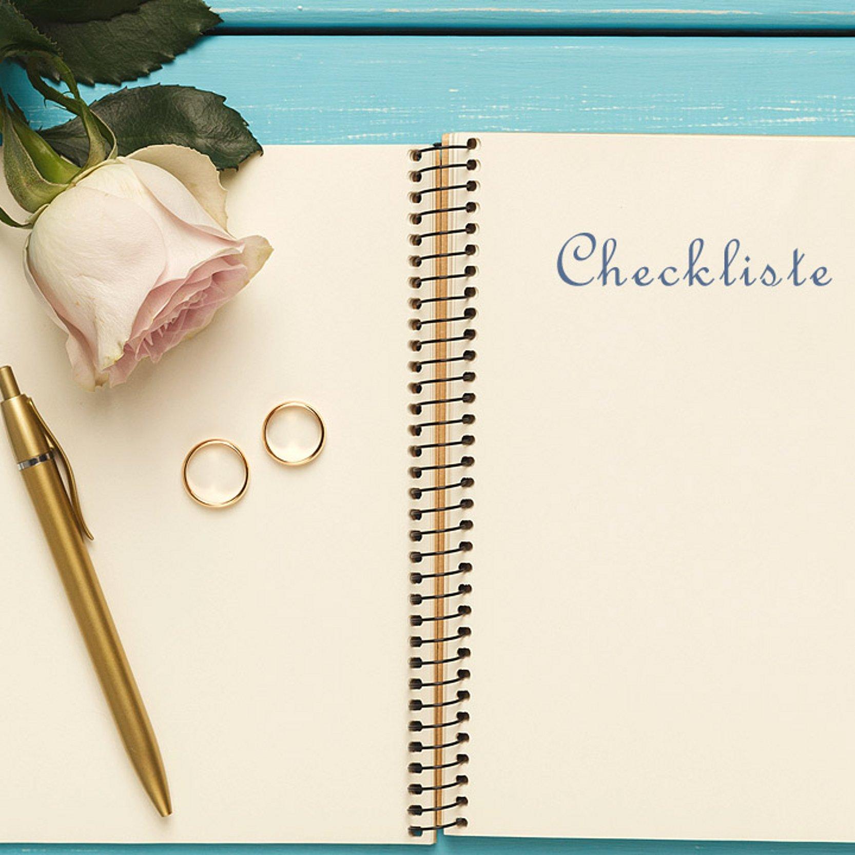 Checkliste für die Hochzeit Checkliste für die Hochzeit
