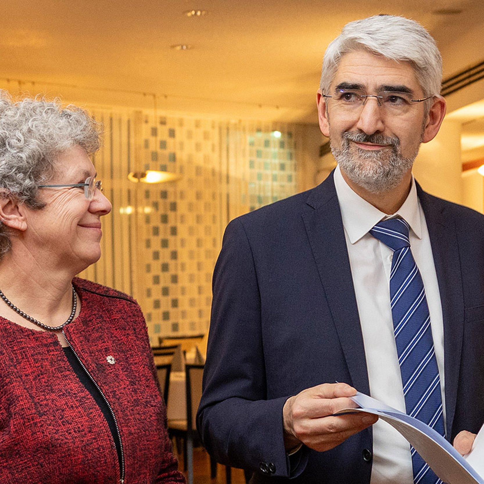 Birgit Pfeiffer und Julian-Chaim Soussan Birgit Pfeiffer und Julian-Chaim Soussan