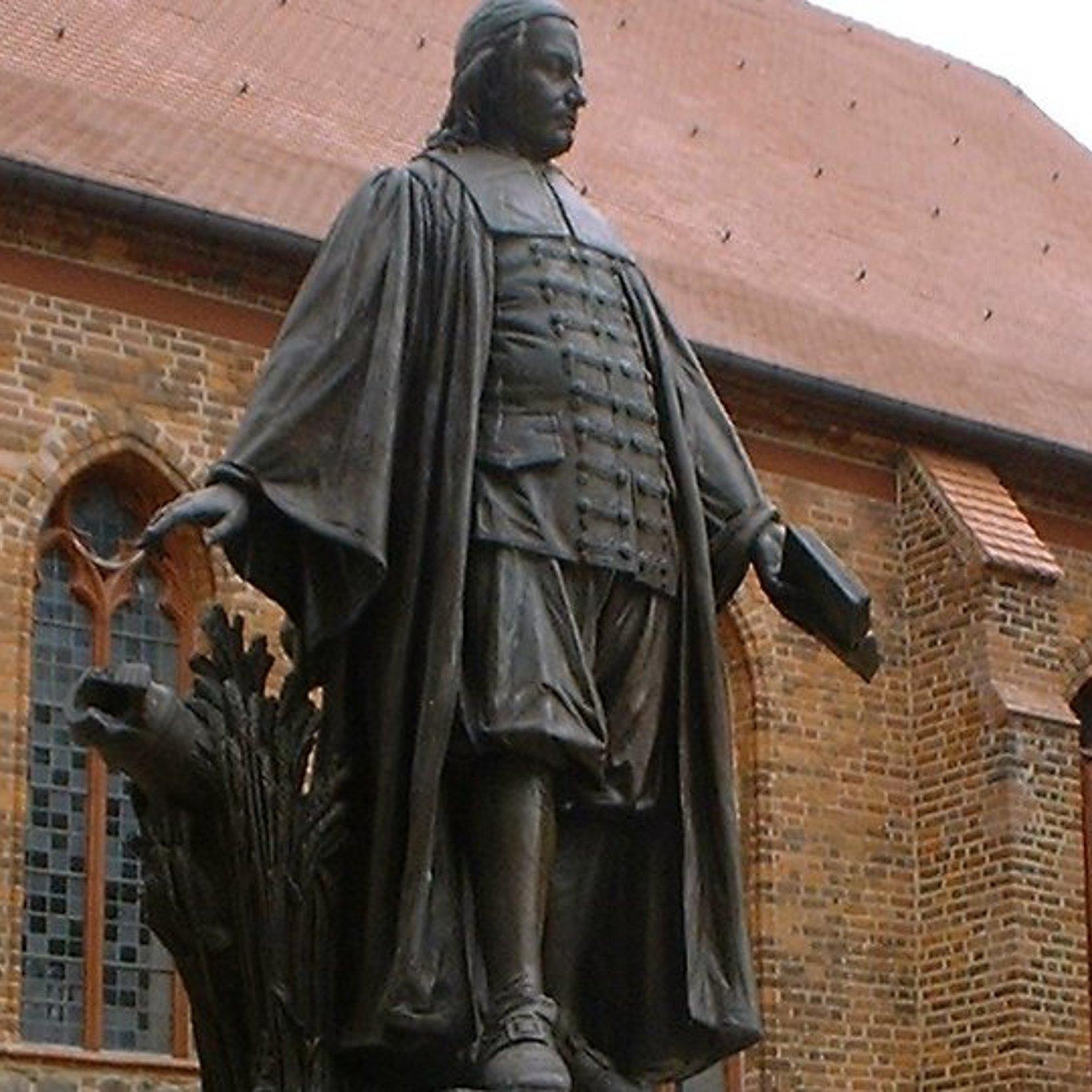 Paul Gerhardt, Mittenwalde Statue von Paul Gerhardt.