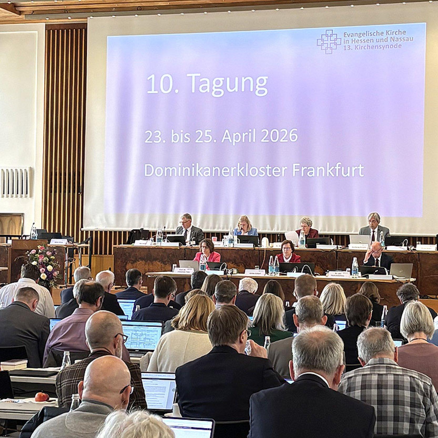 Plenum der Synode Plenum der Synode