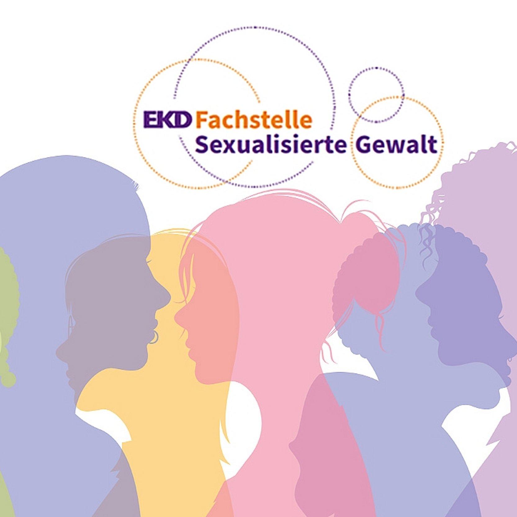 Menschen Gezeichnete Menschen, Logo der EKD Fachstelle Sexualisierte Gewalt