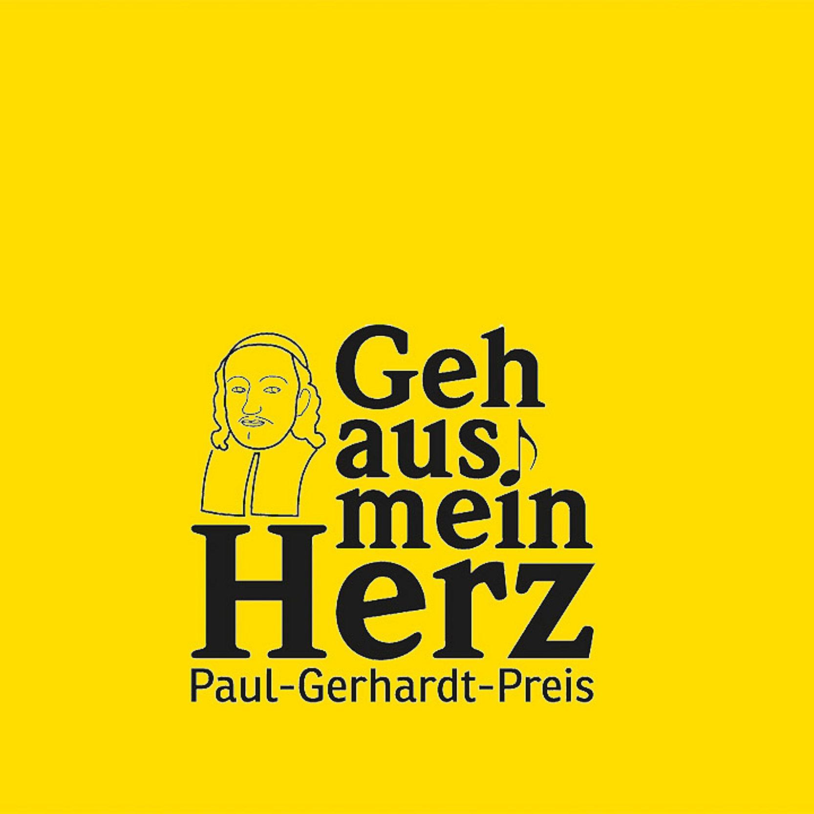 Paul-Gerhardt-Preis Paul-Gerhardt-Preis und "Geh aus mein Herz" als Logo mit Portrait des Dichters