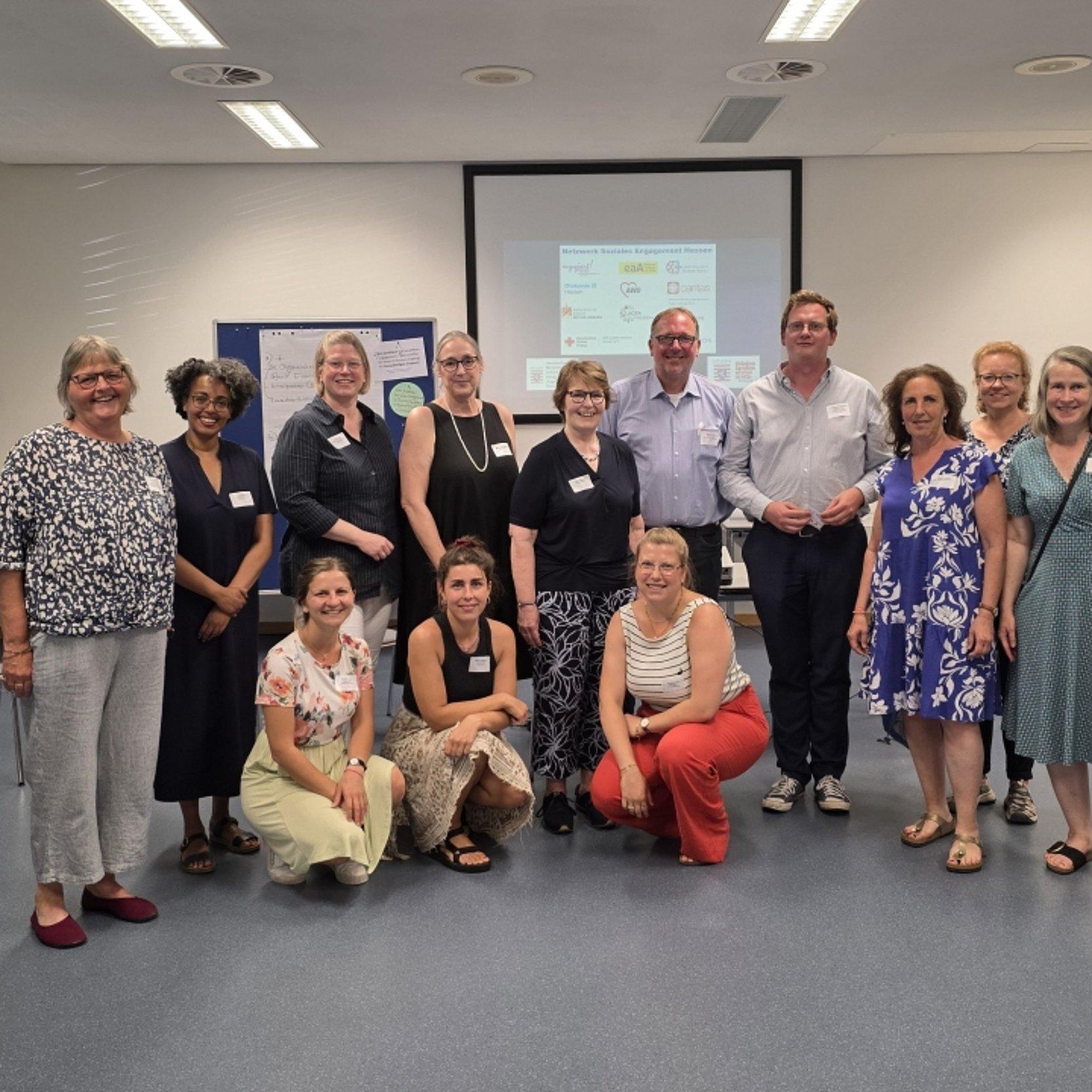 Gruppenbild Netzwerk Soziales Engagement 2025 Gruppenbild
