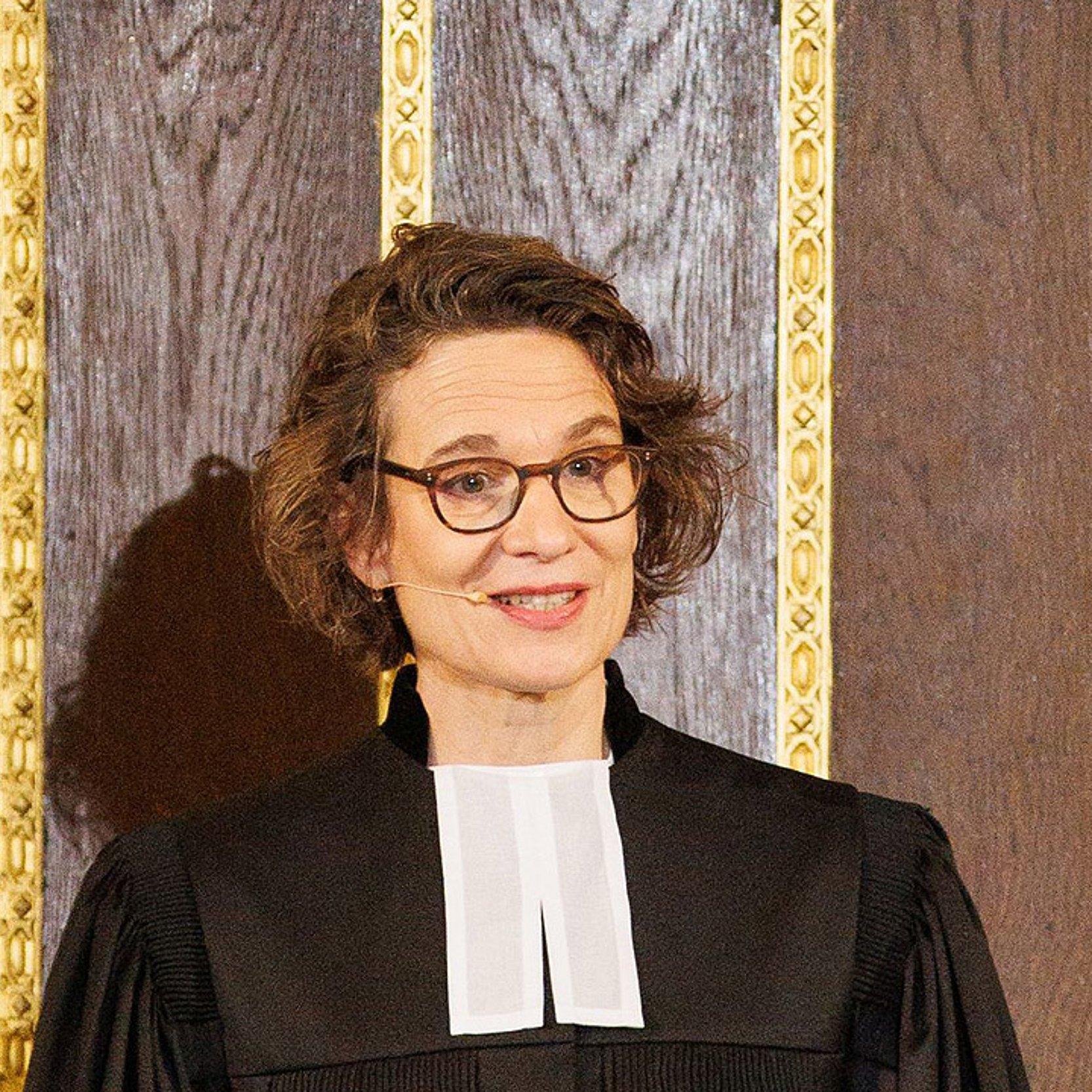 Christiane Tietz Christiane Tietz im Talar