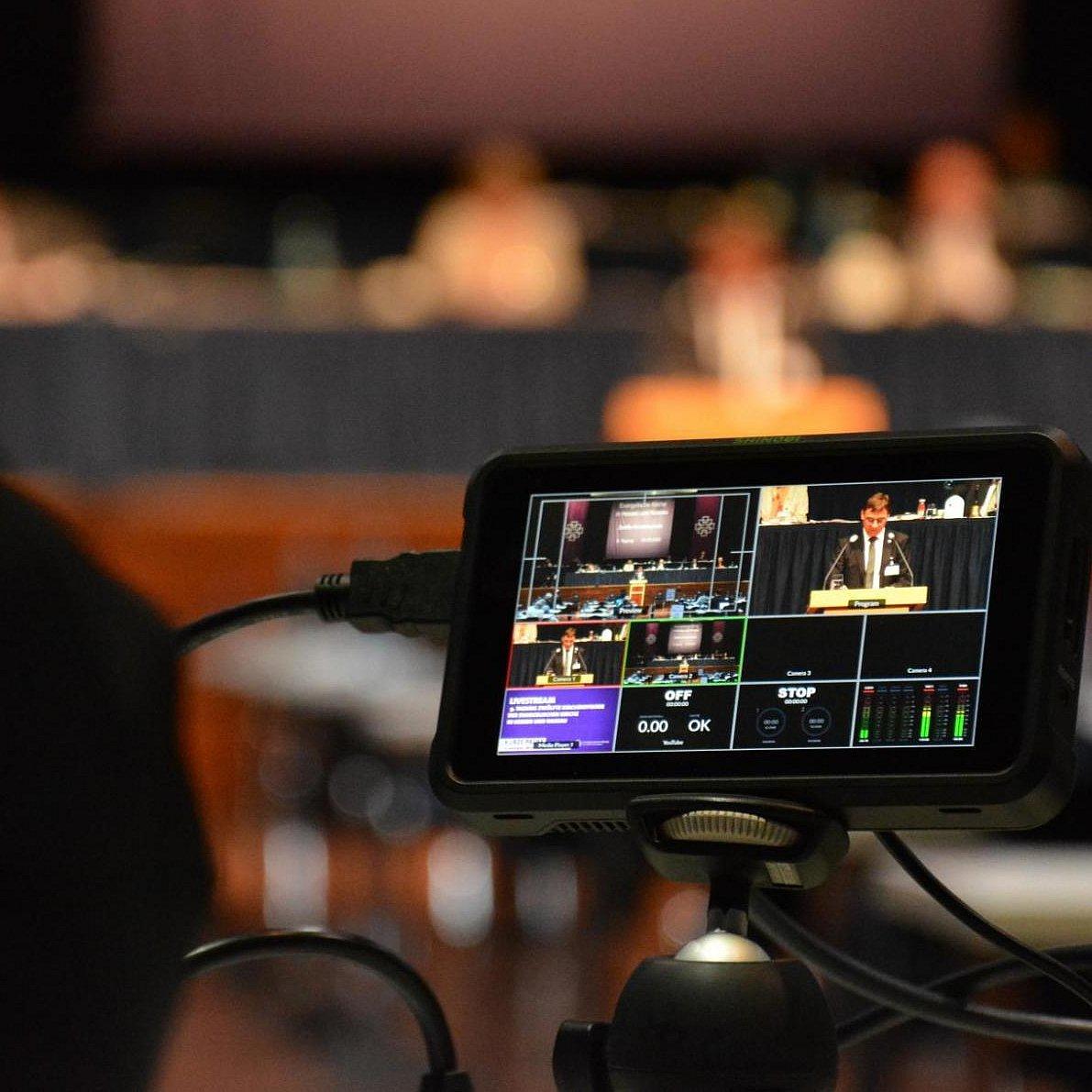 Medien Filmen während der Synode