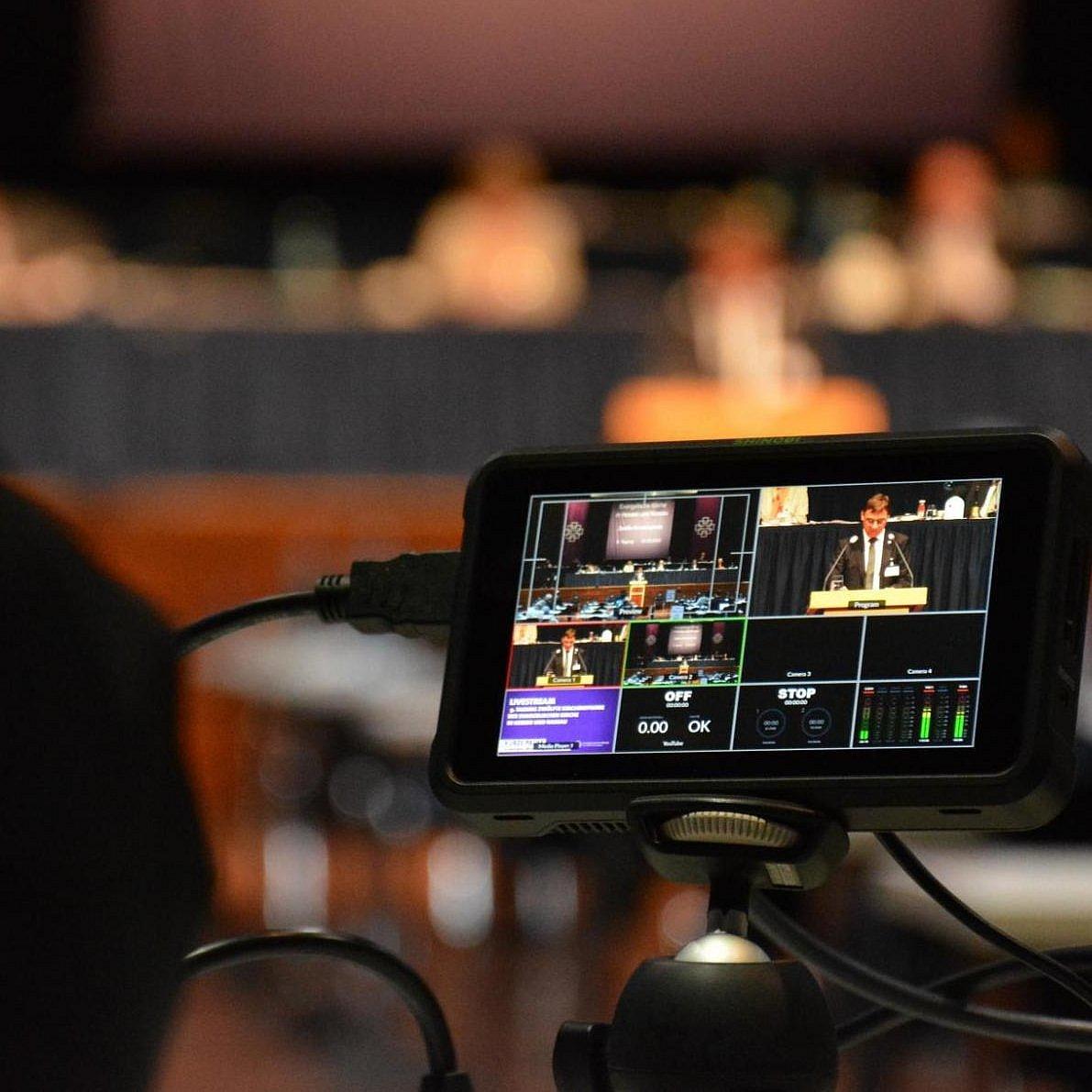 Medien Filmen während der Synode