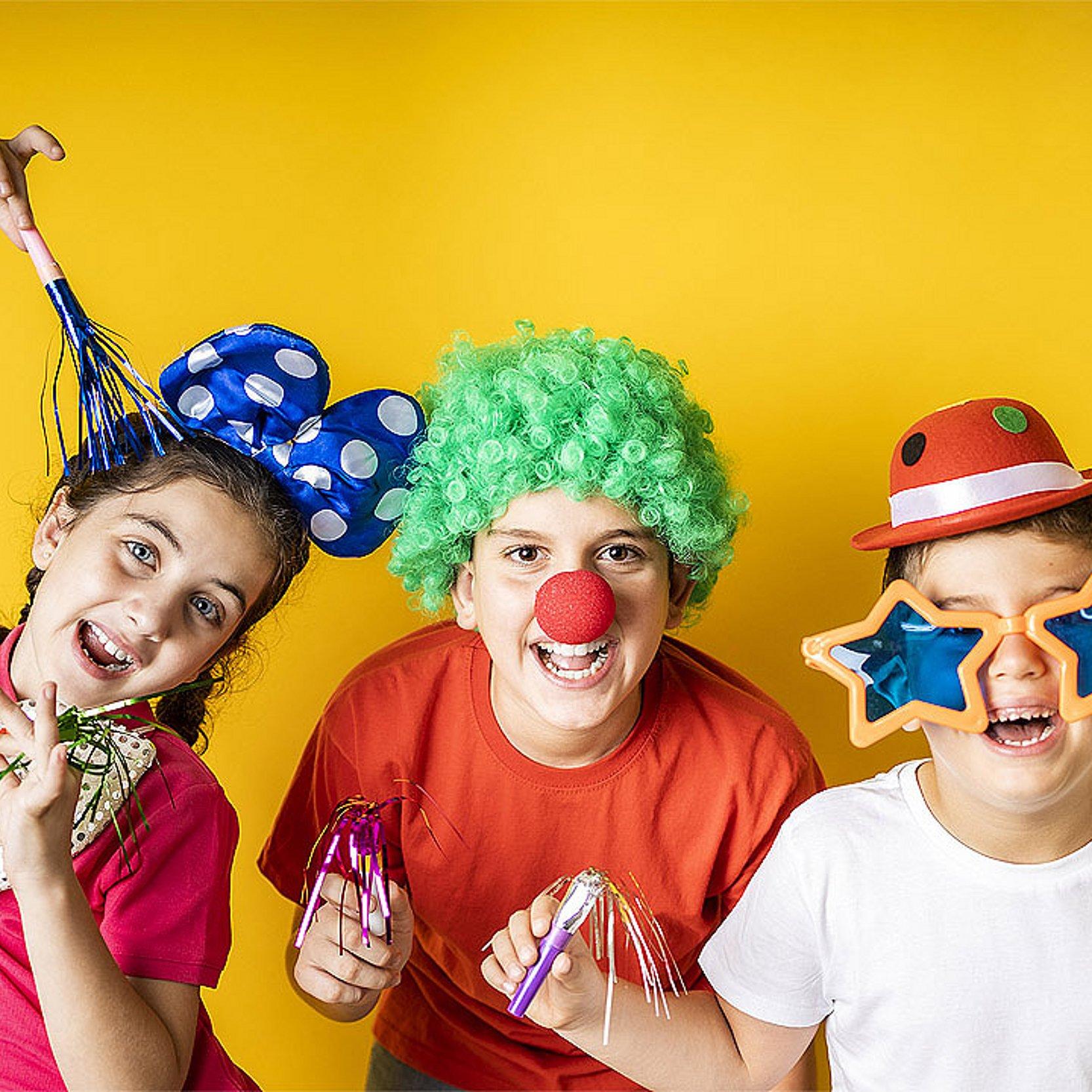 Fastnacht Verkleidete Kinder