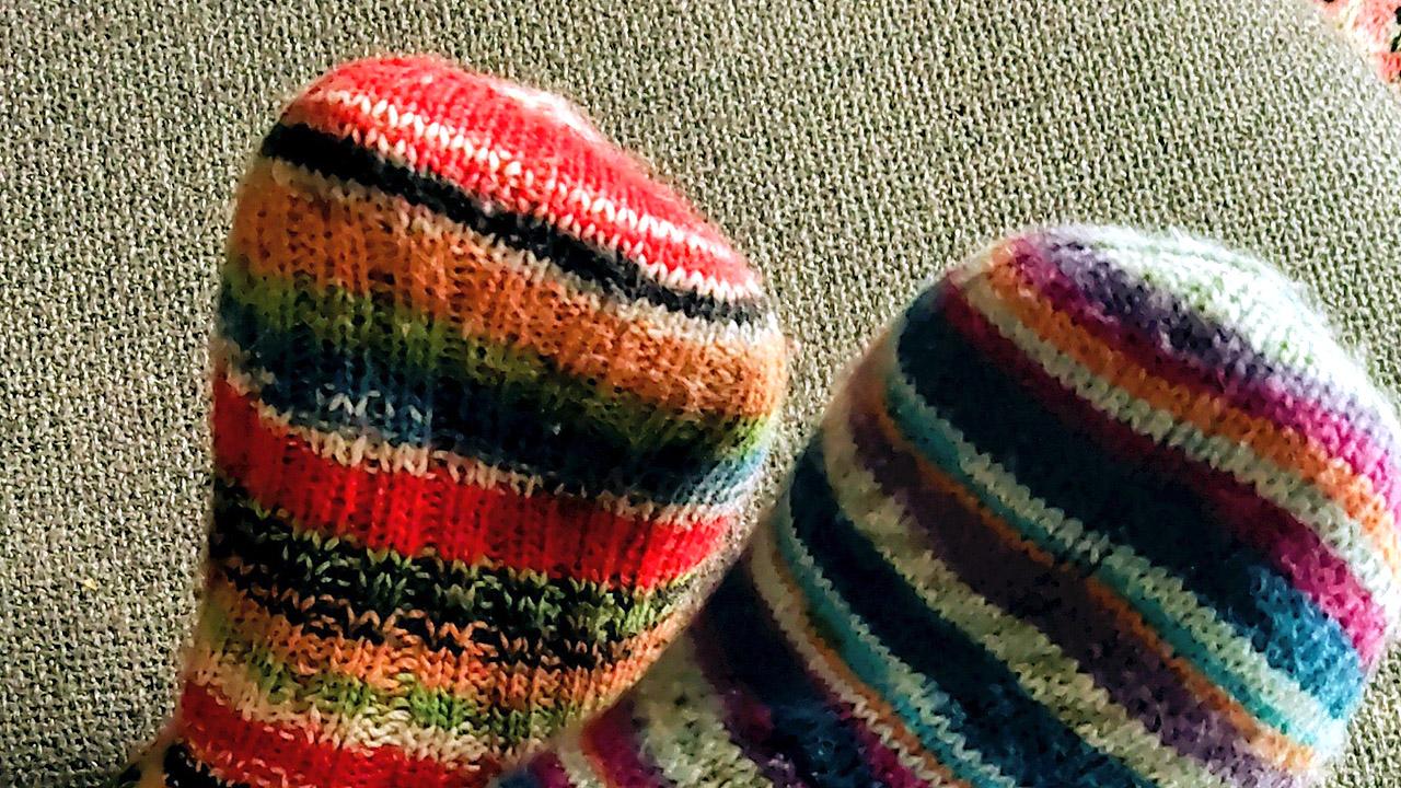 Bunte Socken Bunte Ringelsocken
