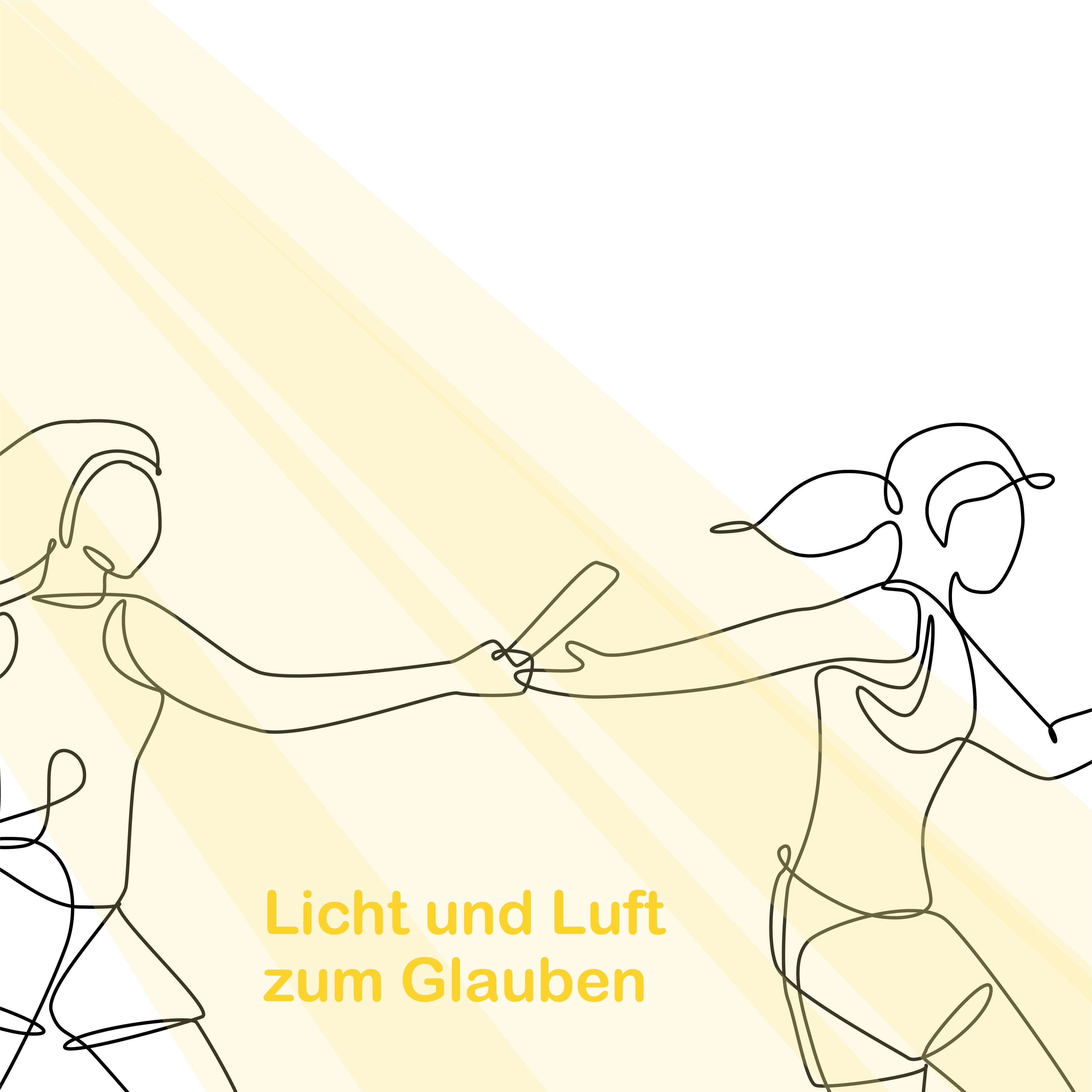 Staffelübergabe. Grafik mit Text