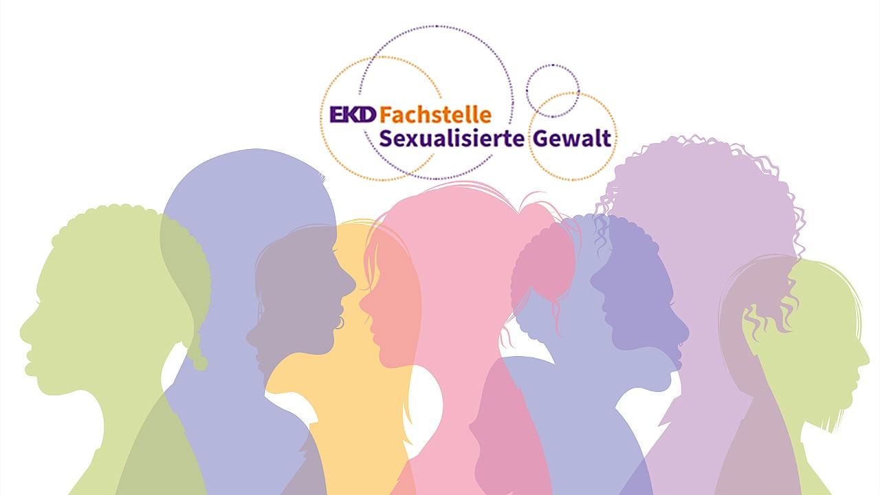 Gezeichnete Menschen, Logo der EKD Fachstelle Sexualisierte Gewalt