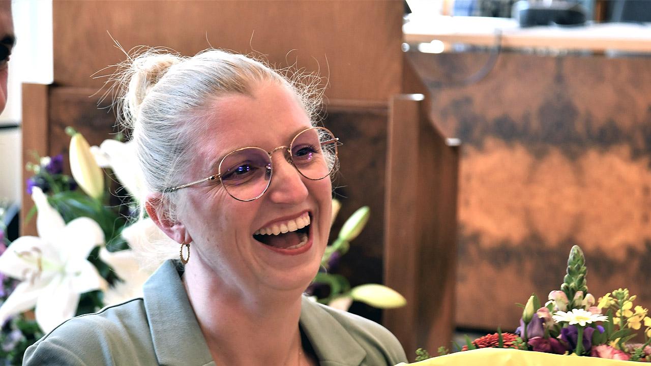 Sonja Löytynoja Sonja Löytynoja freut sich