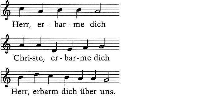 Liturgischer Gesang Herr, erbarme dich