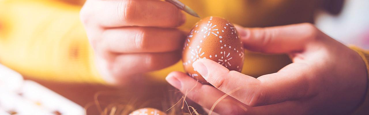 Osterei verzieren Osterei verzieren