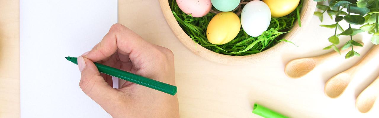 Ostergrüße schreiben Ostergrüße schreiben