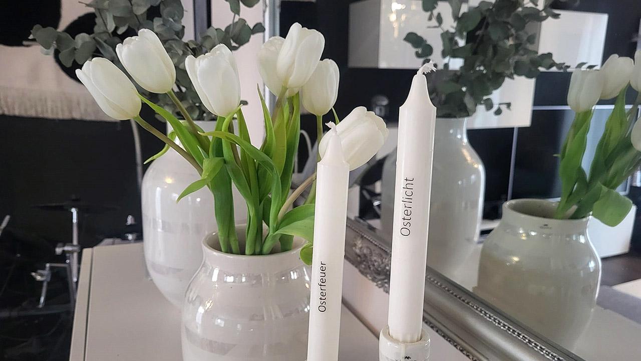 Tattoo-Osterkerze Tattoo-Osterkerze