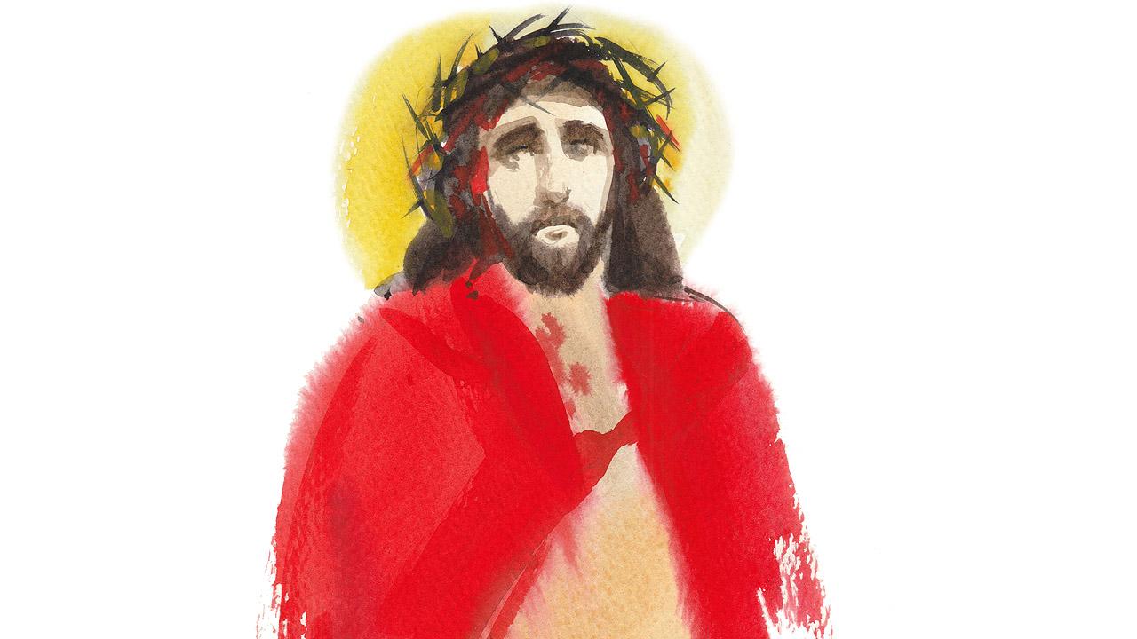 Jesus mit einer Dornenkrone