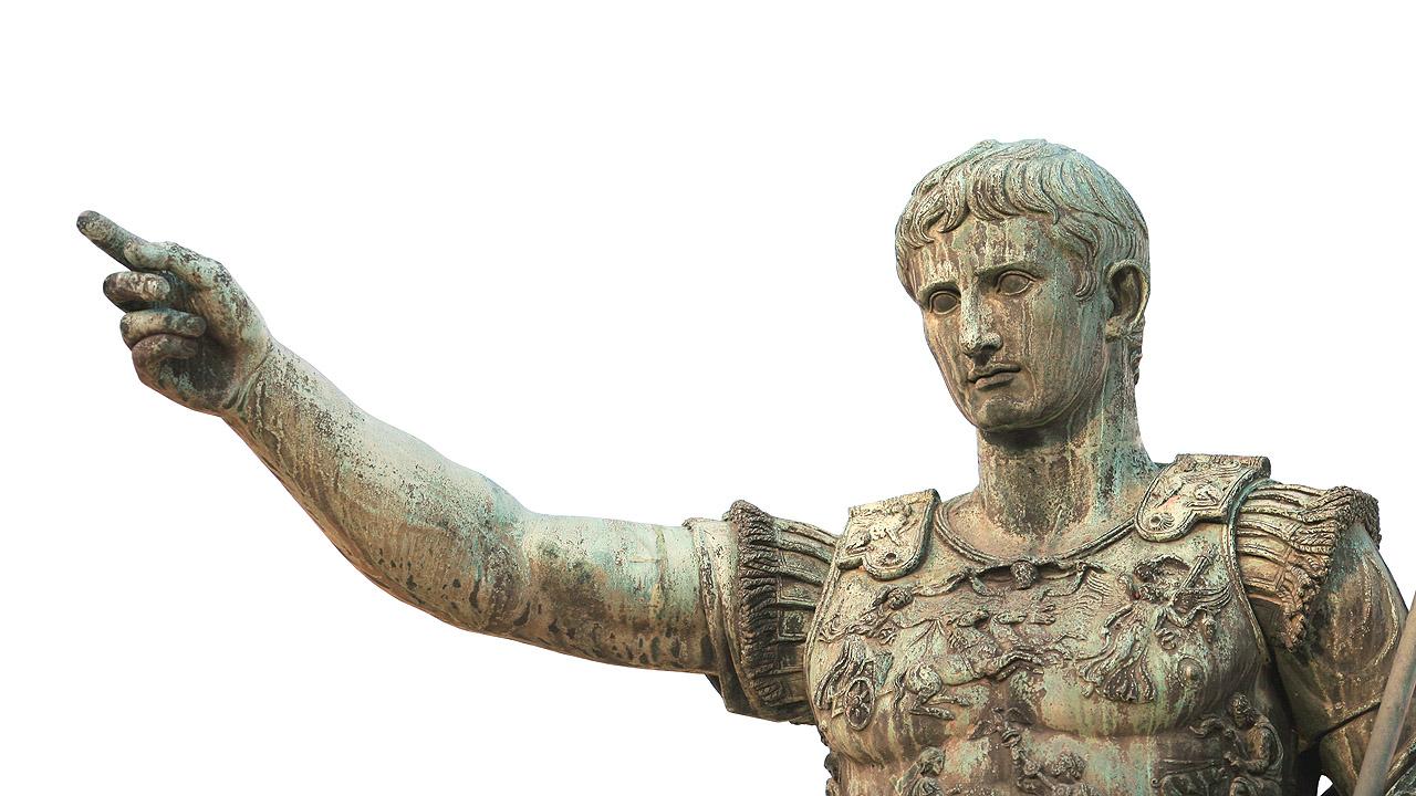 Statue von Kaiser Augustus in Rom