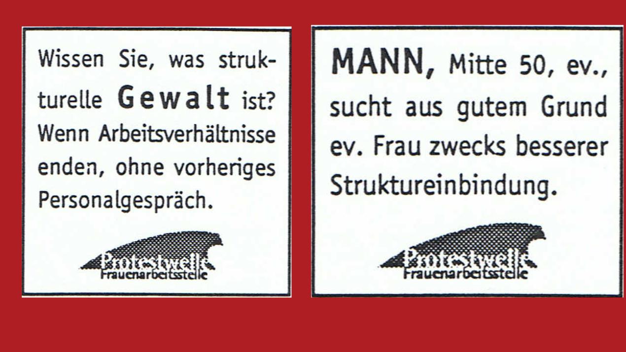 Protestwelle mit peppigen Anzeigen  Plakate mit Schriften, die eine Arbeitsstelle Frauen in der EKHN fordern