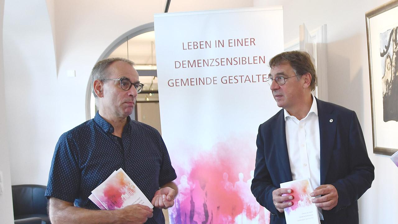 Demenz-Vortrag Volker Jung im Gespräch