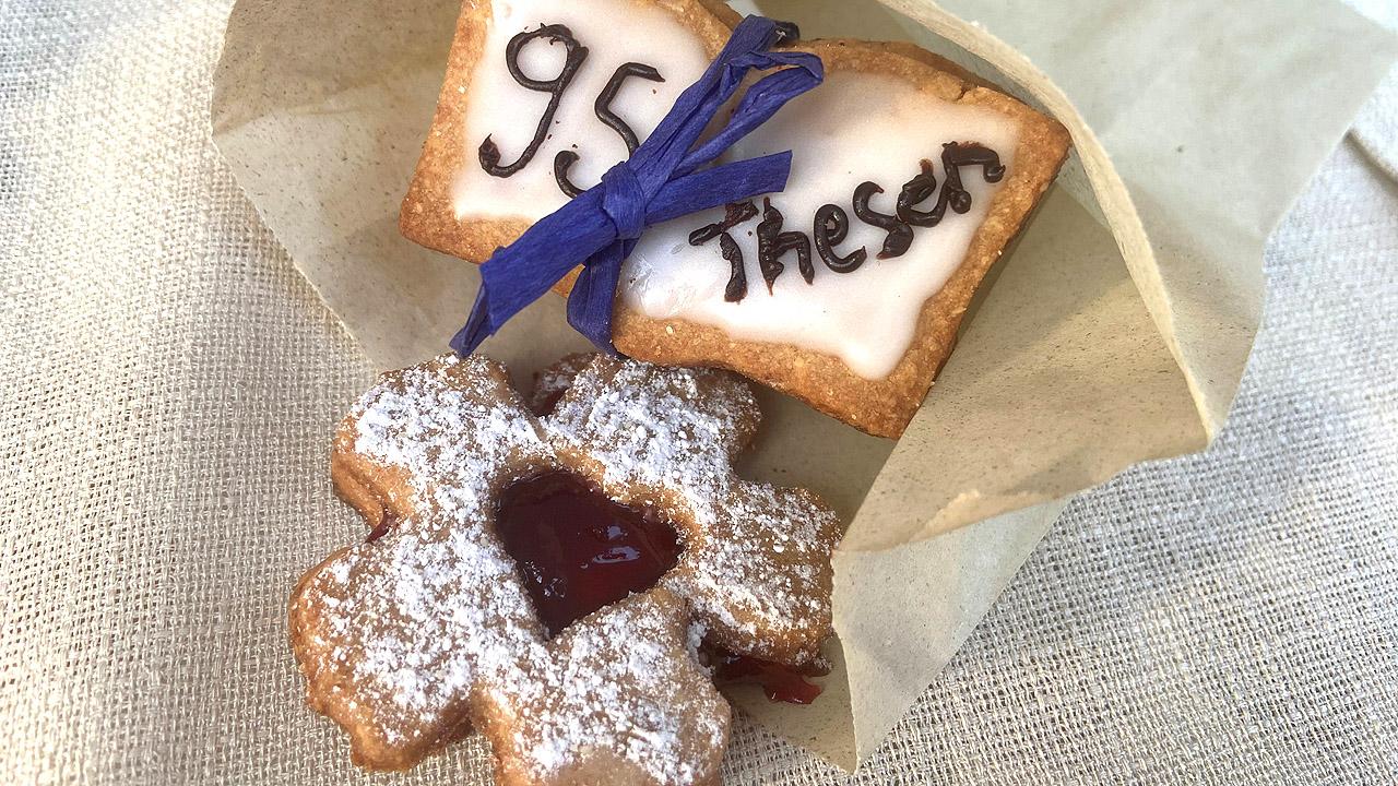 Reformationskekse Reformationskekse und ein Tütchen