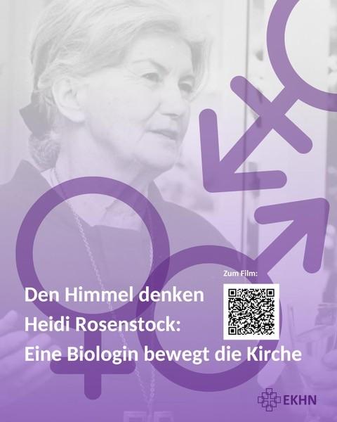 Den Himmel denken. Eine Biologin bewegt die Kirche Portrait, QR-Code zum Film