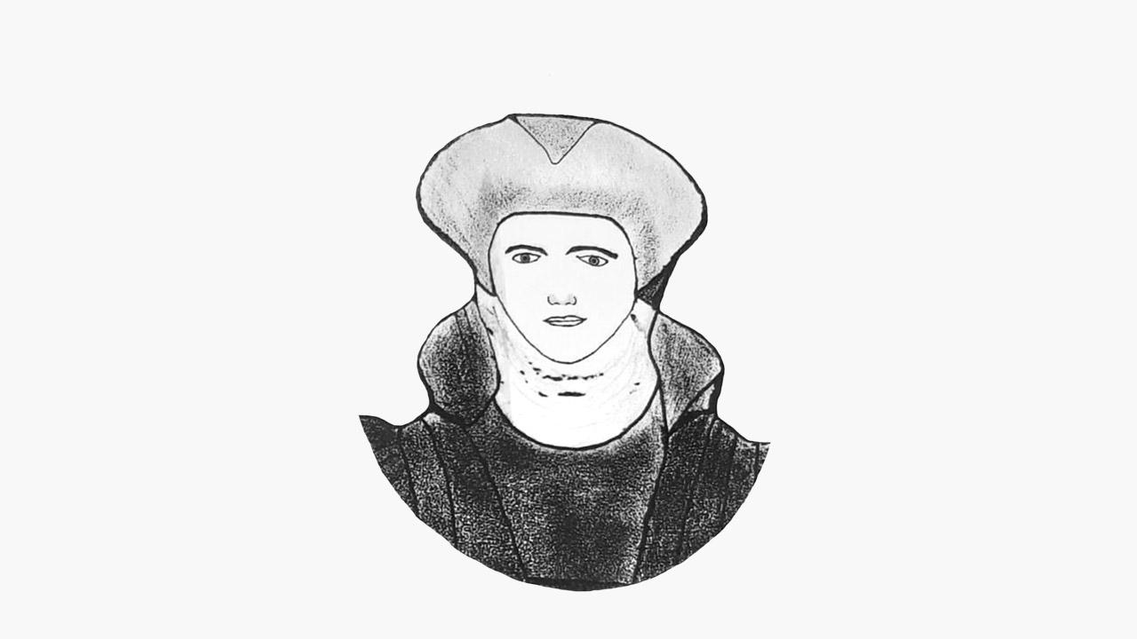 Zeichnung von Barbara von Wertheim