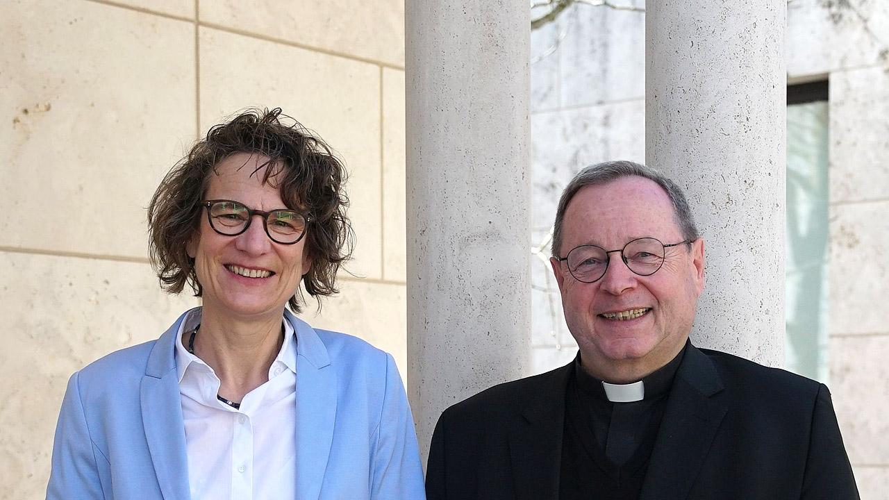 Kirchenpräsidentin Tietz und Bischof Bätzing