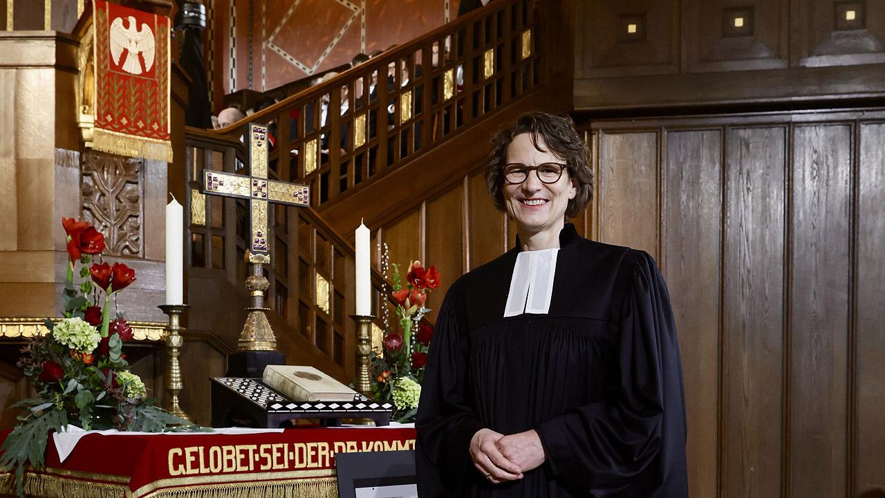 Christiane Tietz Christiane Tietz in der Kirche