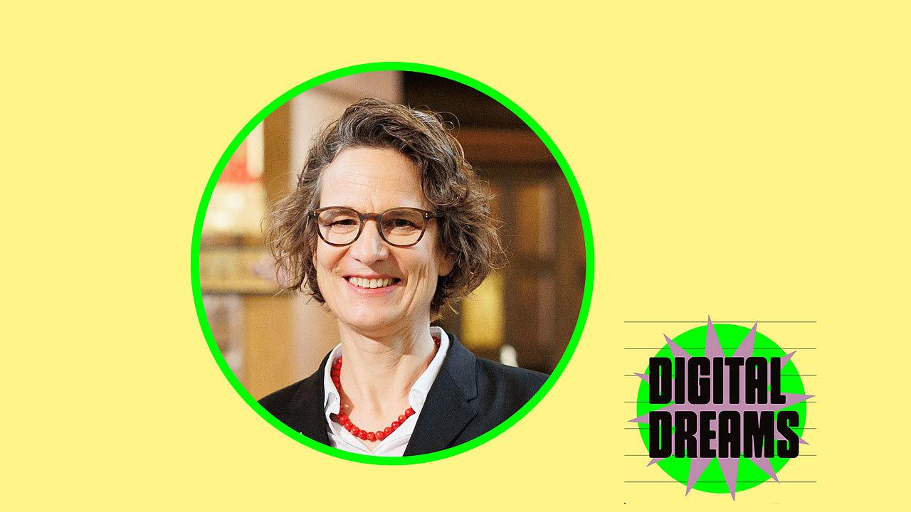 Christiane Tietz und Logo der Digital Dreams