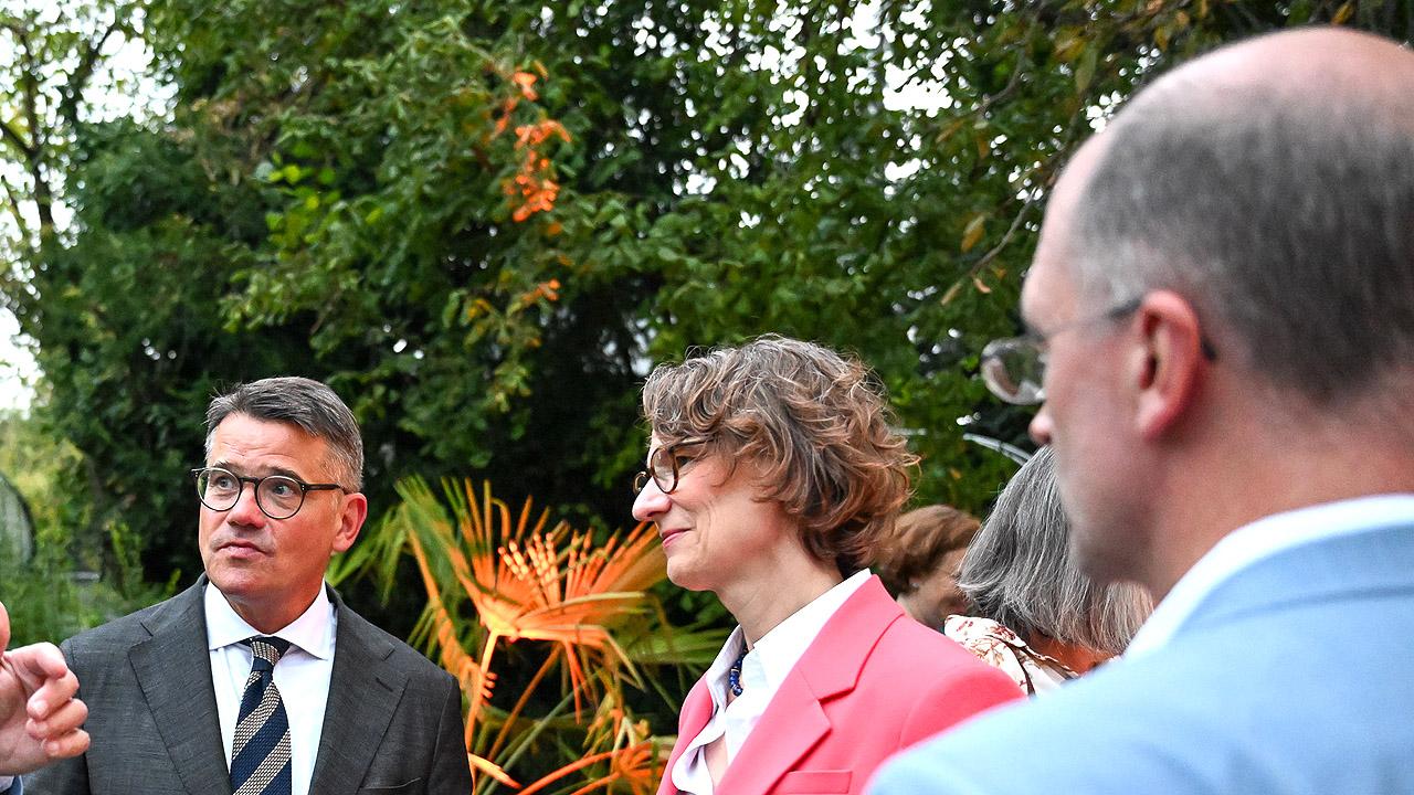 Boris Rhein und Christiane Tietz