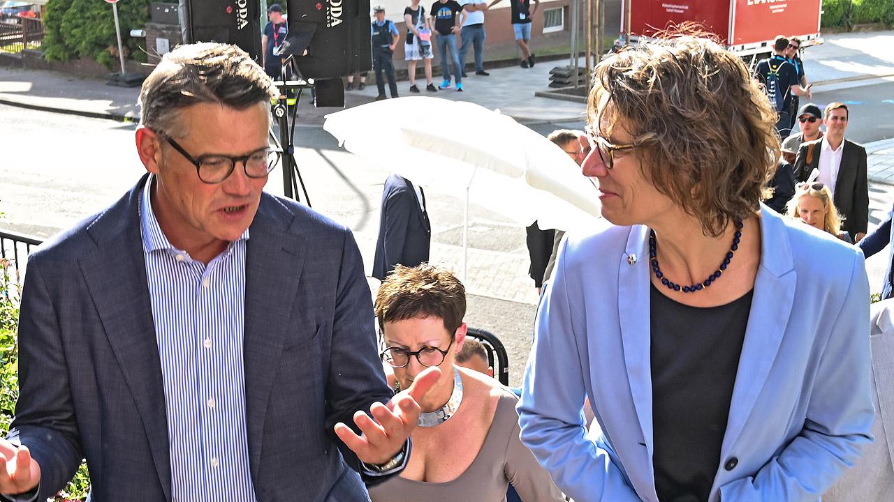Boris Rhein mit Christiane Tietz Boris Rhein mit Christiane Tietz