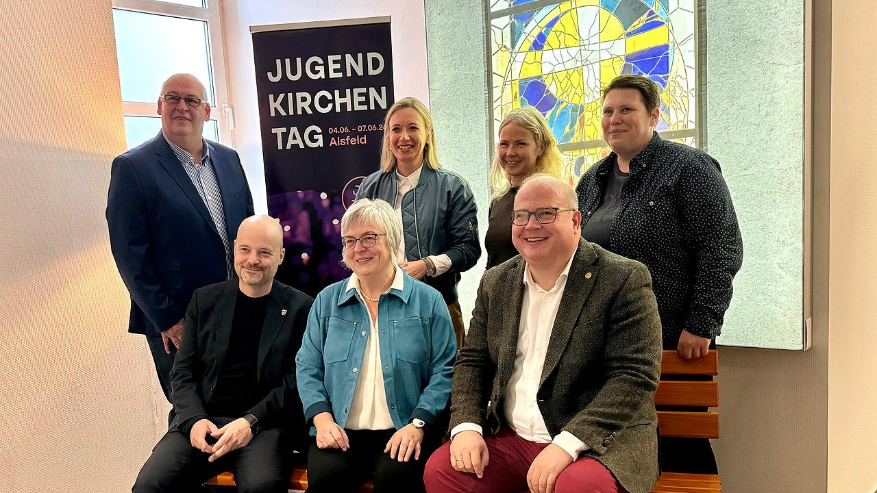 Ausblick auf Jugendkirchentag in Alsfeld Gruppenbild